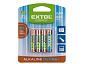 baterie alkalické, 4ks, 1,5V AAA (LR03)