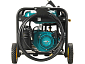 vysokotlaký motorový čistič s dálkovým ovládáním, el. startem, samonasáváním vody a šamponovačem, 210bar