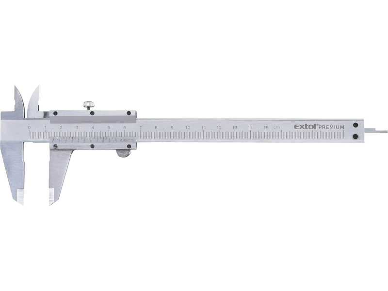 měřítko posuvné kovové, 0-150mm