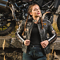 Dámska kožená moto bunda W-TEC Sheawen Lady Black