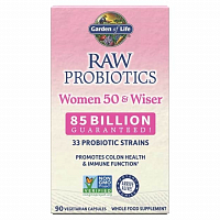 Garden of Life RAW Probiotika pro ženy po 50+ - 85miliard CFU 90 kapslí