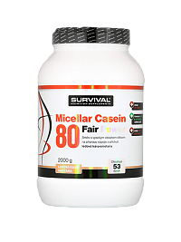 Survival Micellar Casein 80 Fair Power 2000 g káva smetana