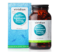 Viridian 100% Sustainable Scandinavian Rainbow Trout Oil 90 cps