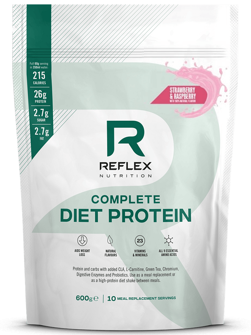 Reflex Complete Diet Protein 600 g strawberry raspberry