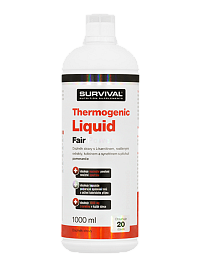 Survival Thermogenic Liquid Fair Power 1000 ml pomeranč