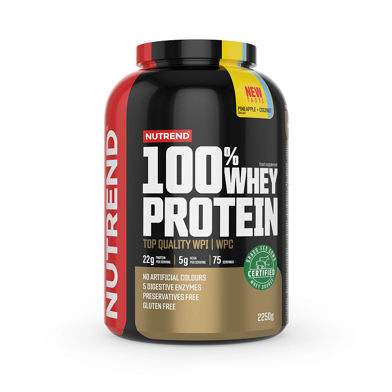 Nutrend 100% Whey Protein 2250 g pineapple-coconut