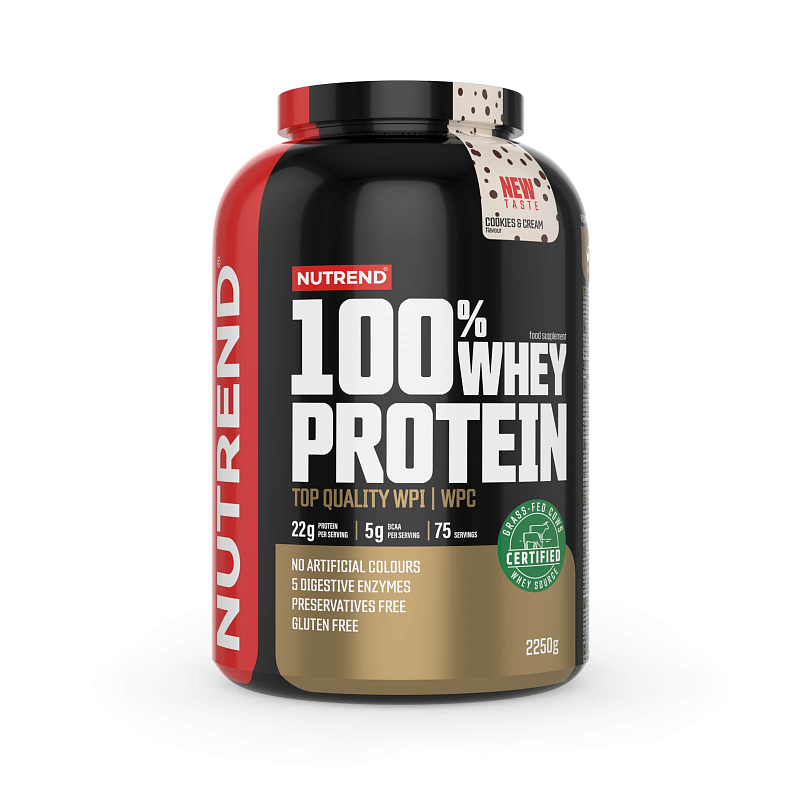 Nutrend 100% Whey Protein 2250 g cookies cream