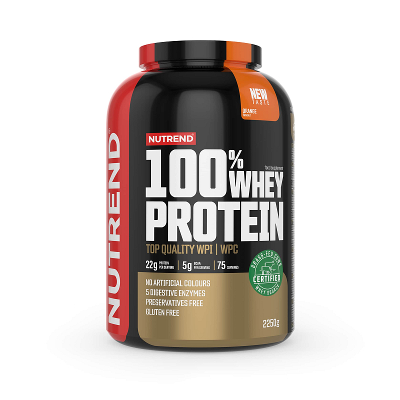 Nutrend 100% Whey Protein 2250 g orange