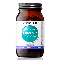 Viridian Curcumin Complex 90 cps (Kurkuma, kadidlovník a zázvor)