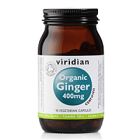 Viridian Organic Ginger 400 mg 90 cps (Zázvor)