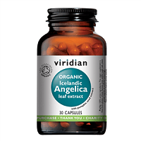 Viridian Icelandic Angelica 30 cps Organic (Andělika lékařská Bio)