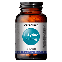 Viridian L-Lysine 500 mg 30 cps