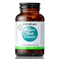 Viridian Red Clover 60 cps Organic (Jetel luční Bio)