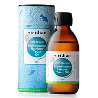 Viridian Scandinavian Rainbow Trout Oil 200 ml Organic (Rybí tuk)