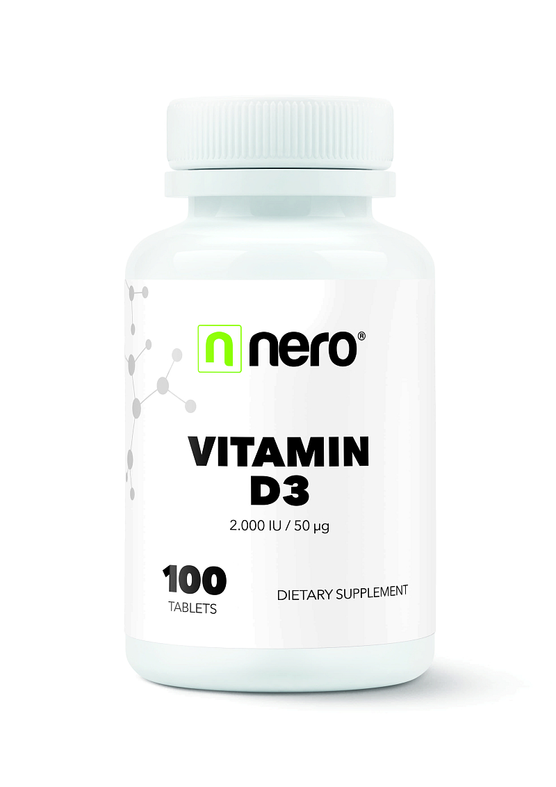 NERO Vitamin D3 2000 IU 100 tbl