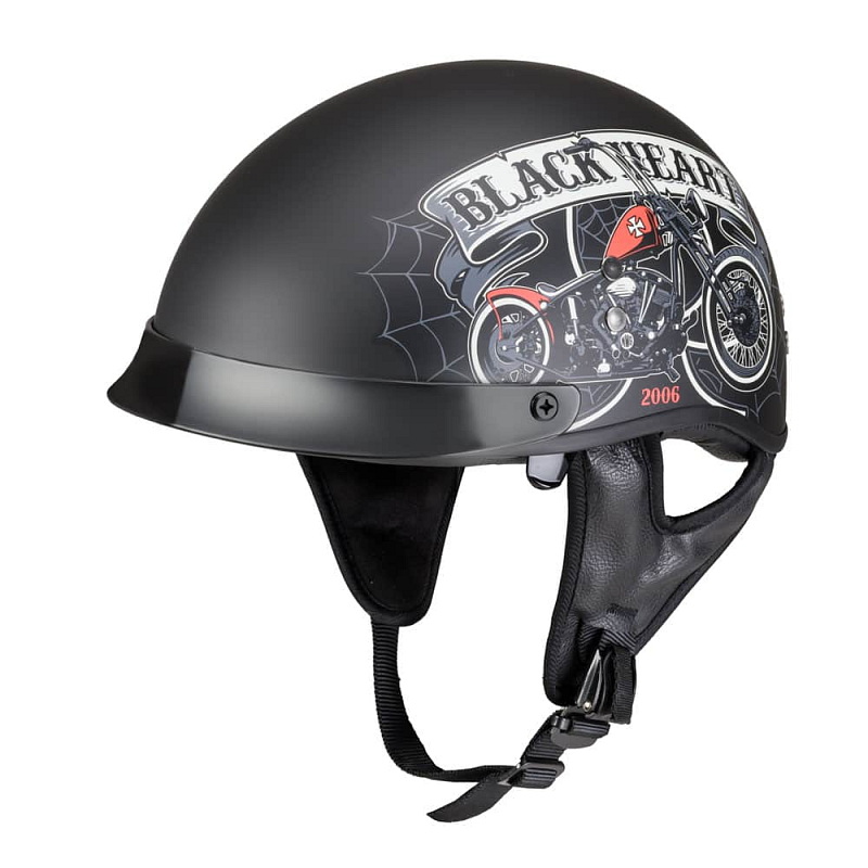 Moto přilba W-TEC Black Heart Rednut Barva Motorcycle/Matt Black, Velikost XXL (63-64)