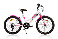 Dino bikes 420D bílo růžová 20