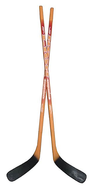 ACRA Hokejka dřevěná, laminovaná 107 cm - pravá