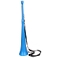 Vuvuzela jednobarevná s popruhem modrá