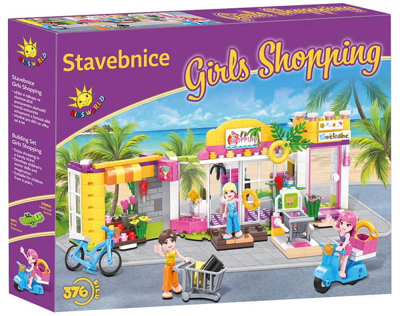 Stavebnice Girls Shopping 376 ks