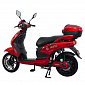 Elektroskútr RACCEWAY® E-MOPED, červený-lesklý s baterií 20Ah