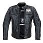 Pánska kožená bunda W-TEC Black Heart Wings Leather Jacket