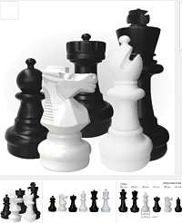 Katalog 2016 Šachové figurky zahradní 63cm - deLuxe