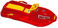 Boby řiditelné Snow Boat PLASTKON 93 x 44 x 35 cm - červená