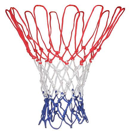 Tri-Colour basketbalová síťka Balení: 1 pár