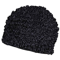 Ruffle koupací čepice černá