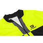 Comfort cyklistický dres černá-žlutá