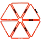 Triangle Ring agility překážka oranžová