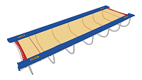 Eurotramp Trampolínová dráha EUROTRAMP 6 x 2m - pevná