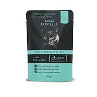 FFL cat pouch sterilized salmon 85g