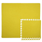 Colored Puzzle fitness podložka žlutá