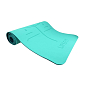 Podložka LIFEFIT® YOGA MAT RELAX DUO, 183x58x0,6cm, tyrkysová