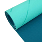 Podložka LIFEFIT® YOGA MAT RELAX DUO, 183x58x0,6cm, tyrkysová