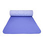 Podložka LIFEFIT® YOGA MAT RELAX DUO, 183x58x0,6cm, modrá