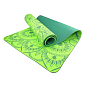 Podložka LIFEFIT® YOGA MAT MANDALA DUO, 183x58x0,6cm, zelená