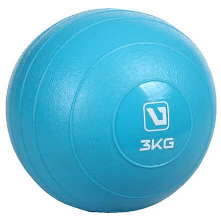 Weight ball míč na cvičení modrá Hmotnost: 3 kg