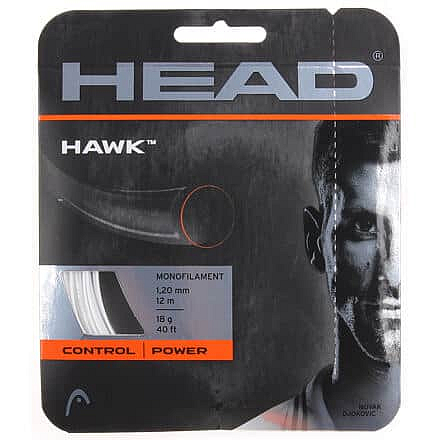 Hawk tenisový výplet 12 m bílá barva: šedá;průměr: 1,20