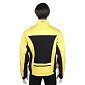 Ski Windproof softshelová bunda žlutá-černá