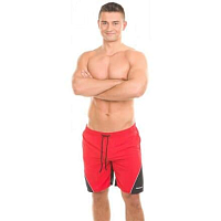 Scott pánské plavecké šortky černá-červená