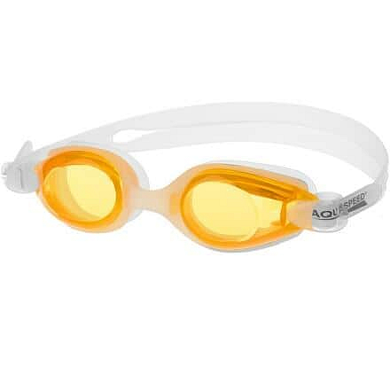 Ariadna dětské plavecké brýle bílá-oranžová