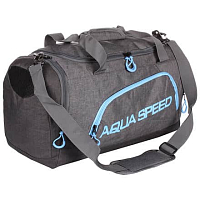 Duffle Bag M sportovní taška šedá-modrá
