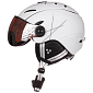 Grace PRO lyžařská helma bílá-černá