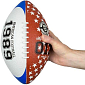 Chicago Large míč pro americký fotbal černá-bílá