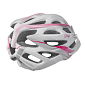 Vesper cyklistická helma bílá-růžová
