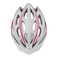 Vesper cyklistická helma bílá-růžová