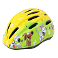 Rebel dětská cyklistická helma žlutá-zelená